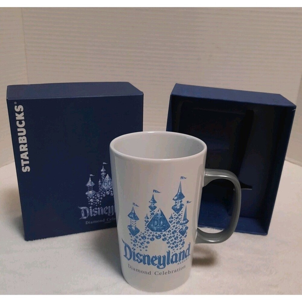 2015 Starbucks Disneyland Resort Diamond Celebration 60th Anniversary Mug Cup